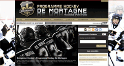 Desktop Screenshot of hockeydemortagne.com