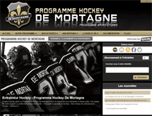 Tablet Screenshot of hockeydemortagne.com